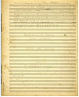 藏品(大理石花 總譜，墨水筆/鉛筆草稿)的圖片